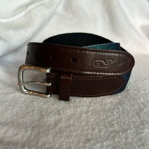 Men’s nwt vineyard vines plaid belt size 30